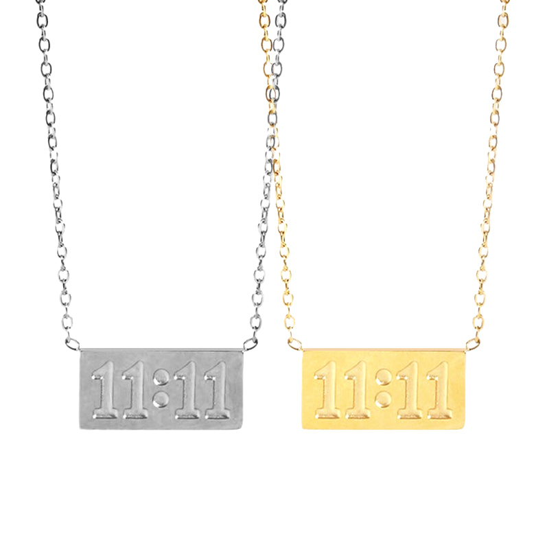 Make a Wish 11:11 Pendant Necklace