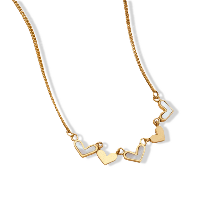 Laney Multi Heart Necklace