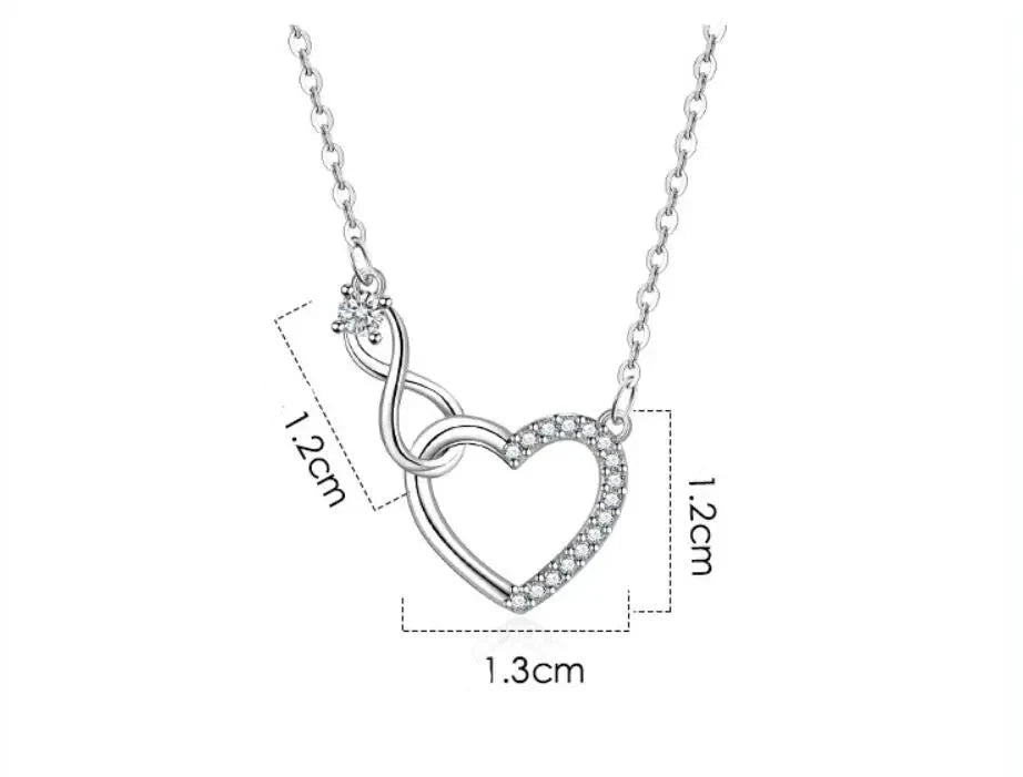 Infinity Heart Necklace
