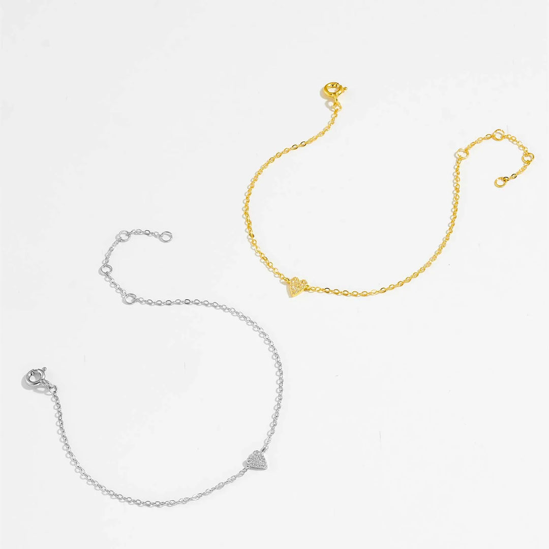 Aurora Bracelet (Cubic Zirconia Heart)