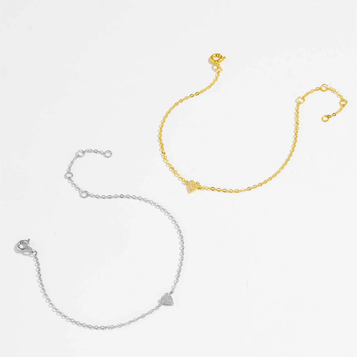 Aurora Bracelet (Cubic Zirconia Heart)
