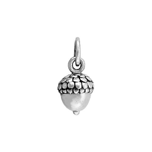 Sterling Silver Acorn Charm