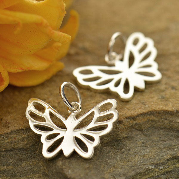 Sterling Silver Butterfly Charm