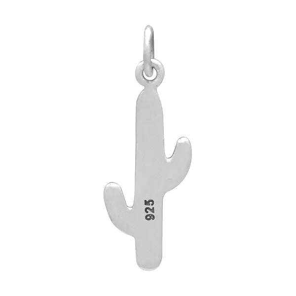 Sterling Silver Cactus Charm