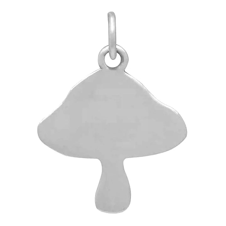 Sterling Silver Celestial Mushroom Charm