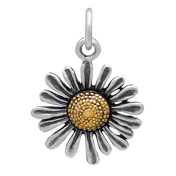 Sterling Silver Daisy Charm