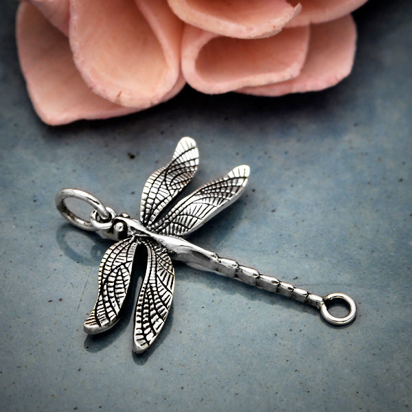 Sterling Silver Dragonfly Charm