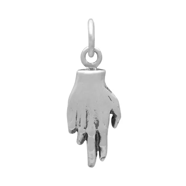 Sterling Silver Hands Holding Heart Charm