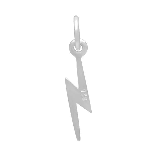 Sterling Silver Lightening Bolt Mini Charm