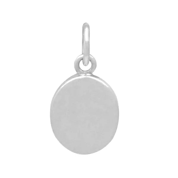 Dainty Oval Heart Charm