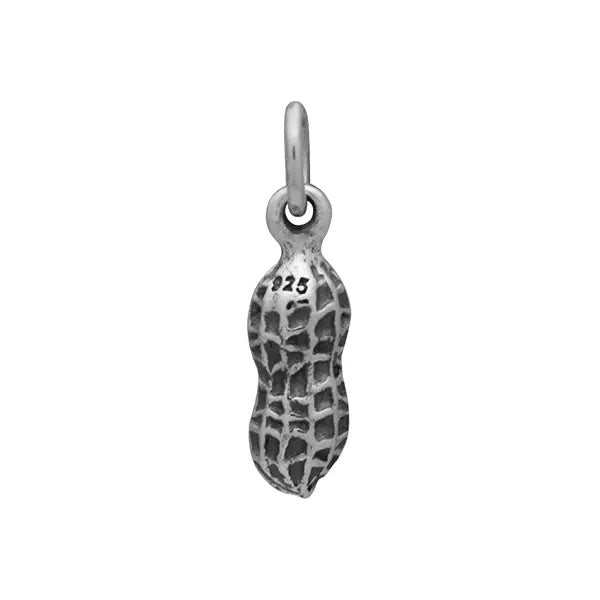 Sterling Silver Peanut Charm