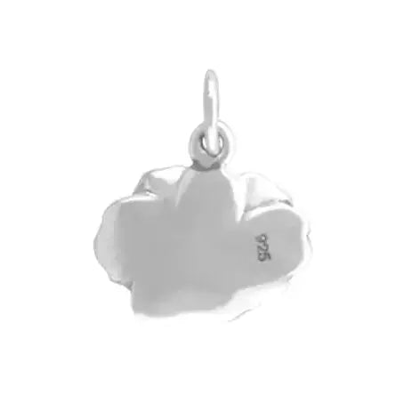 Sterling Silver Poppy Charm