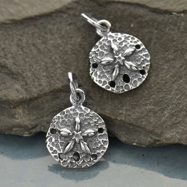 Sterling Silver MINI Sand Dollar Charm