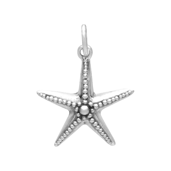 Sterling Silver Starfish Charm