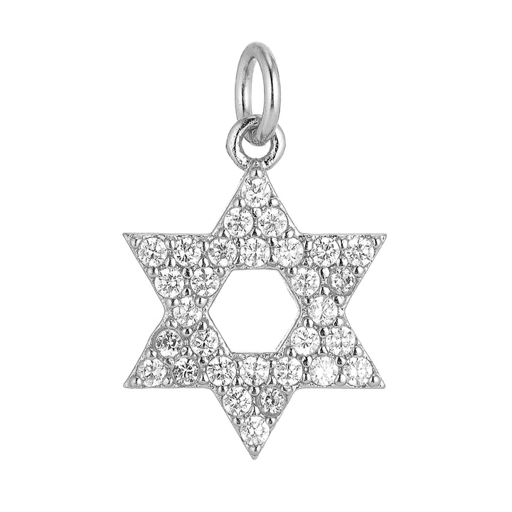 Star of David Charm Necklace