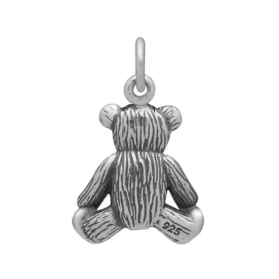 Sterling Silver Teddy Bear Charm