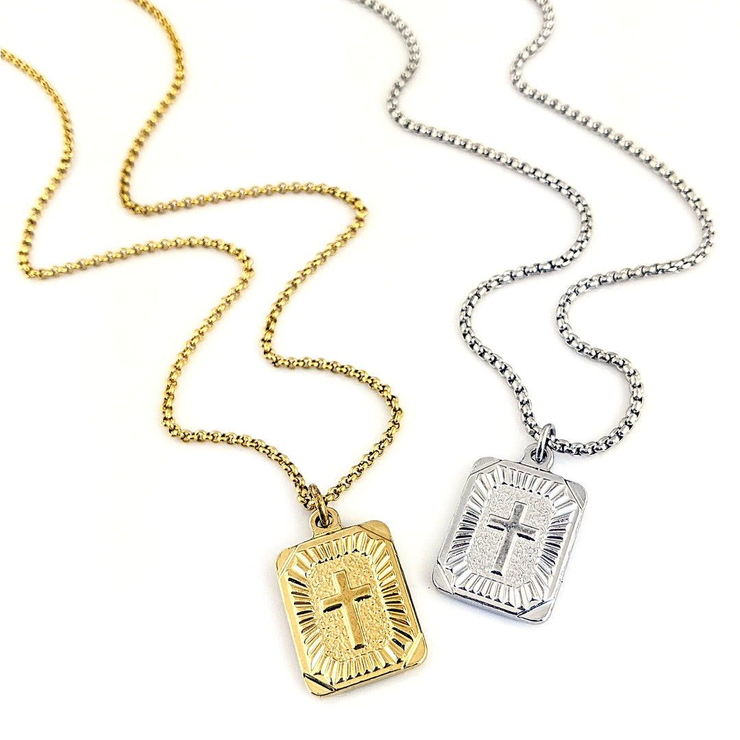 Medallion Cross Necklace