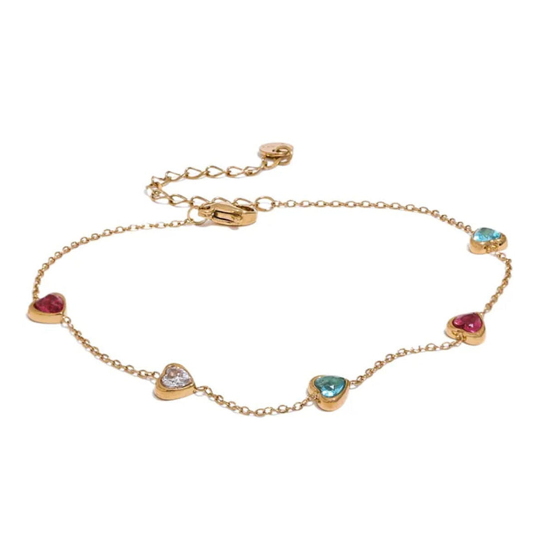 Adora Heart Anklet