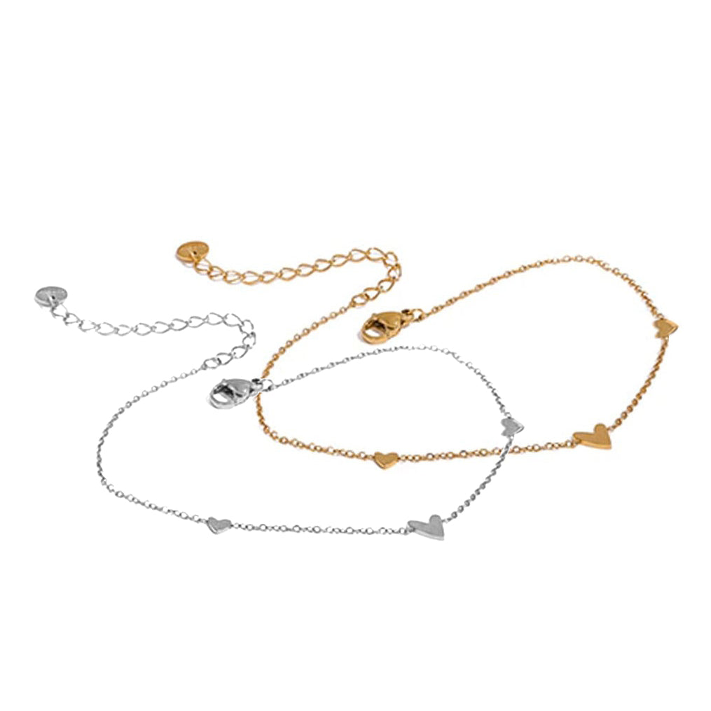 Dori Love "3 Hearts" Anklet