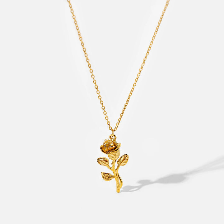 3D Rose Necklace