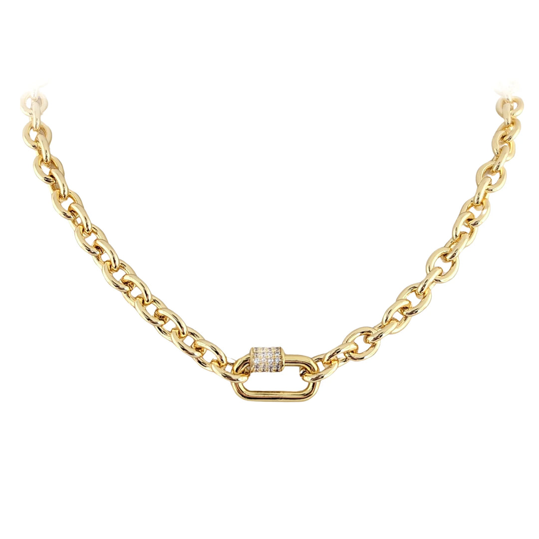 Olivia Carabiner Necklace