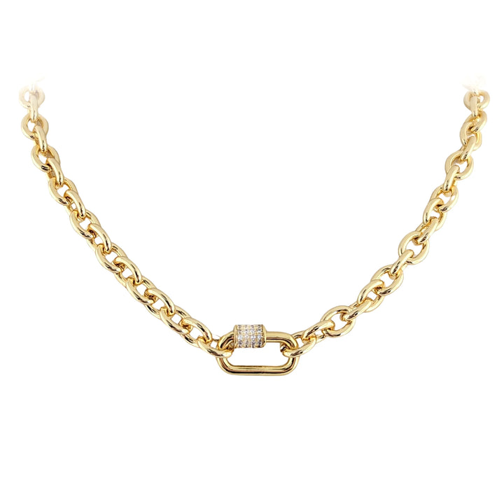 Olivia Carabiner Necklace