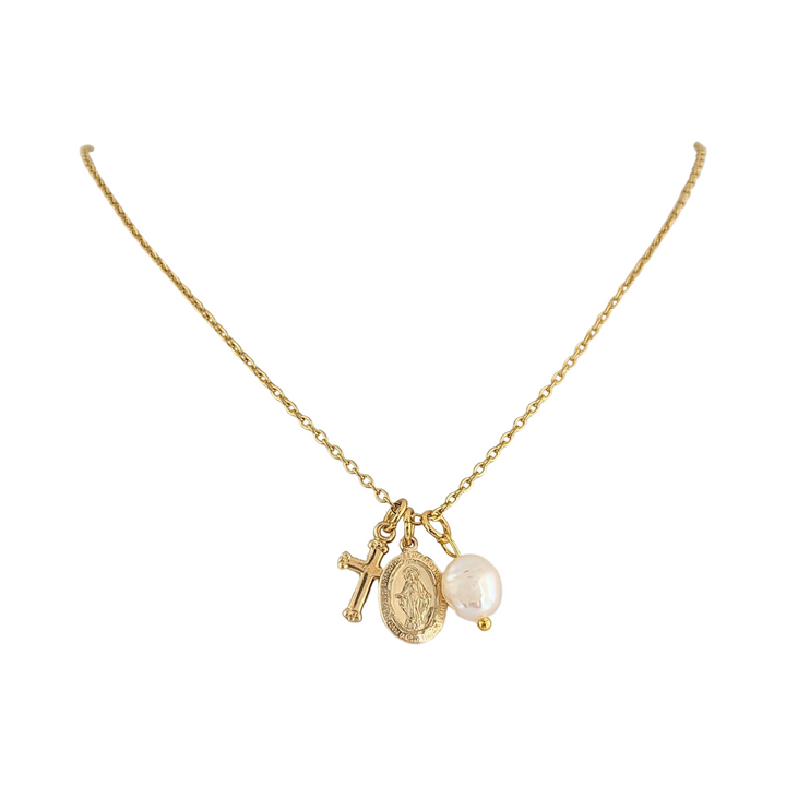 Dainty Miraculous Virgin Mary Necklace
