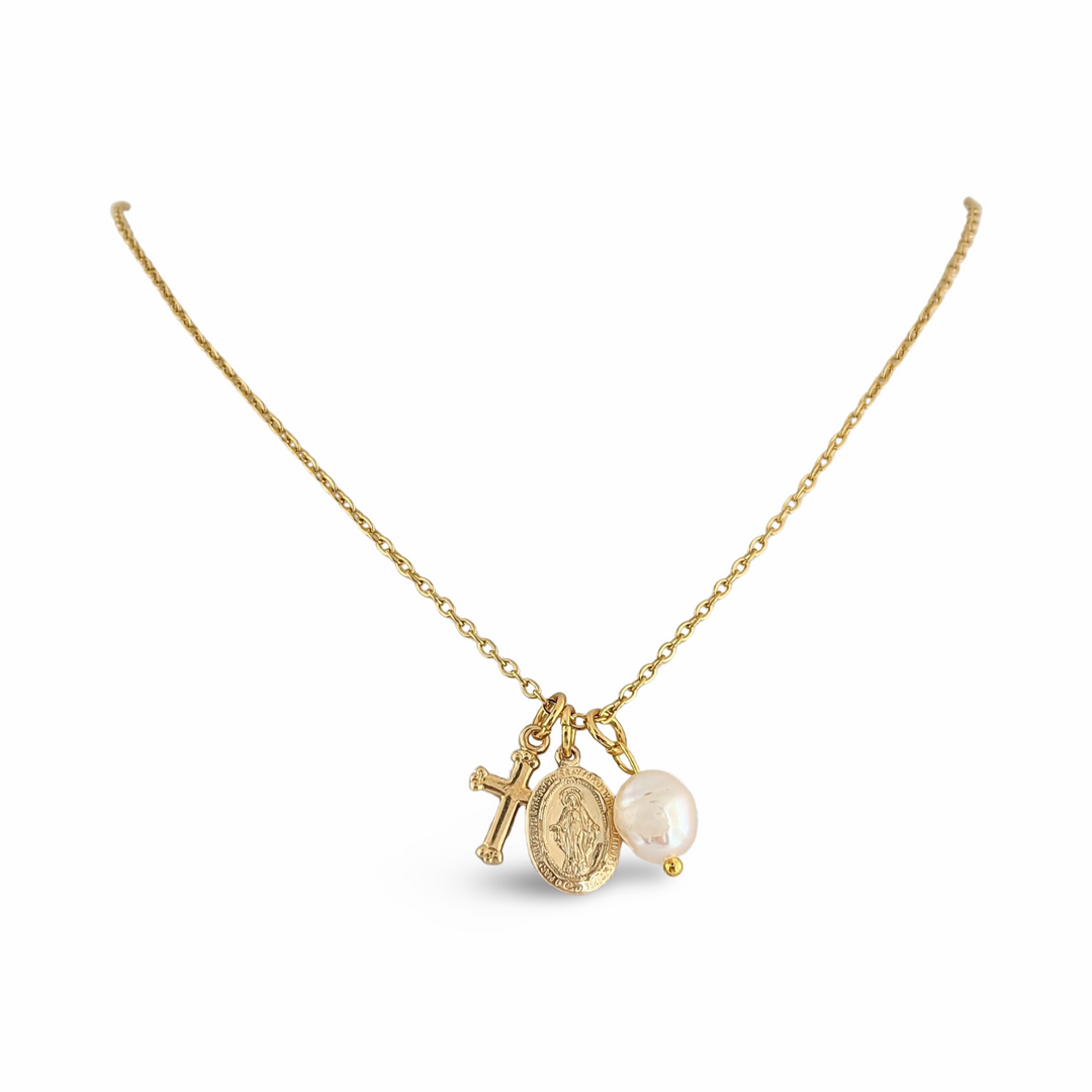Dainty Miraculous Virgin Mary Necklace