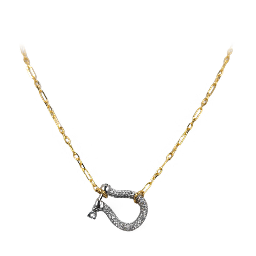 Pave Stallion Necklace