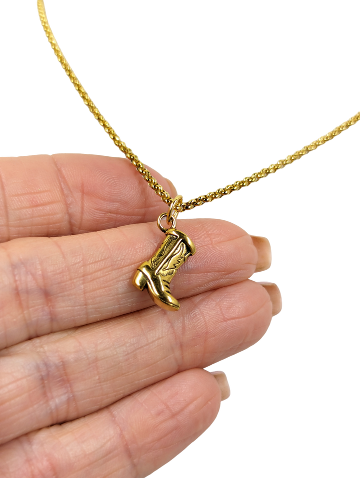 'BOOTS' were made for Walkin' Necklace