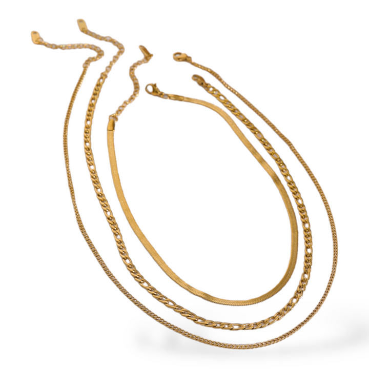 Cascading Trio Necklace Set