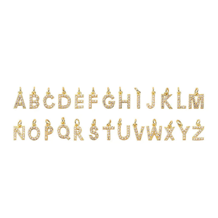 Pixie Pave Initial Necklace
