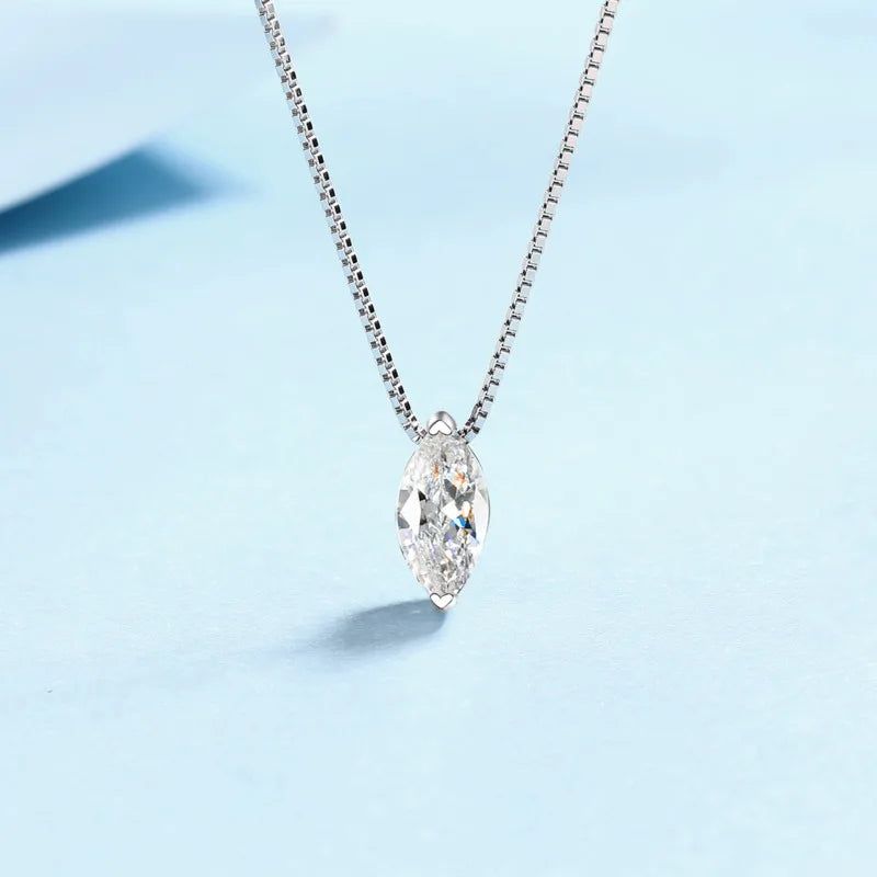 Moissanite Eye Necklace