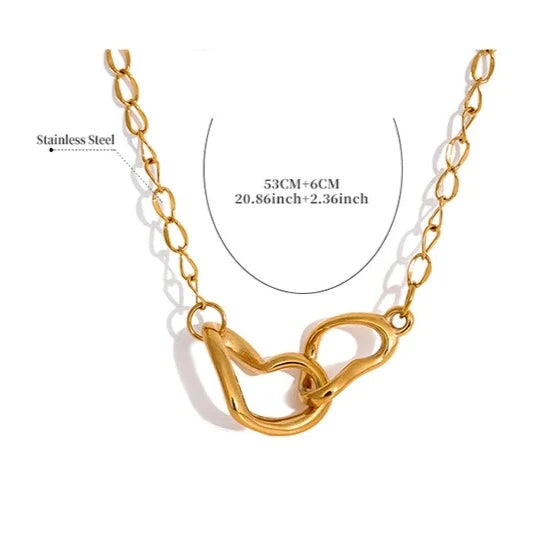 Locked Hearts Necklace