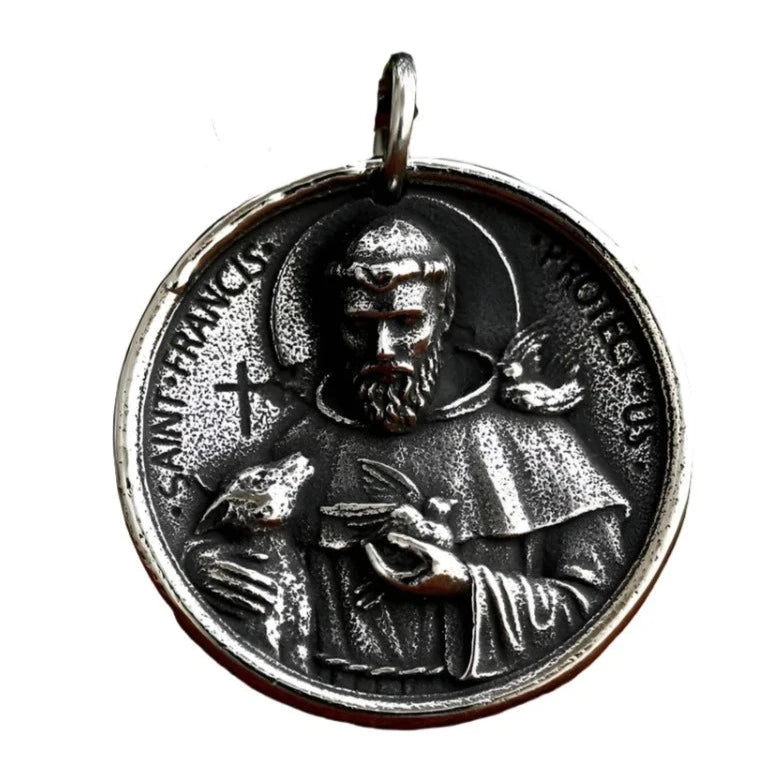 Holy Figure Necklace (St. Francis Pendant)