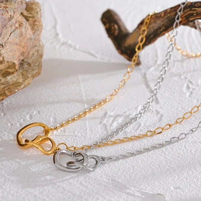 Locked Hearts Necklace