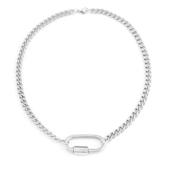 Atlas Necklace (Chunky chain with carabiner)