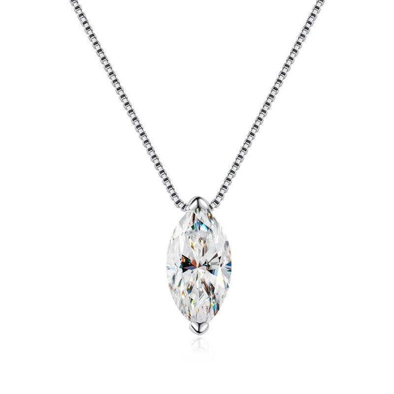 Moissanite Eye Necklace