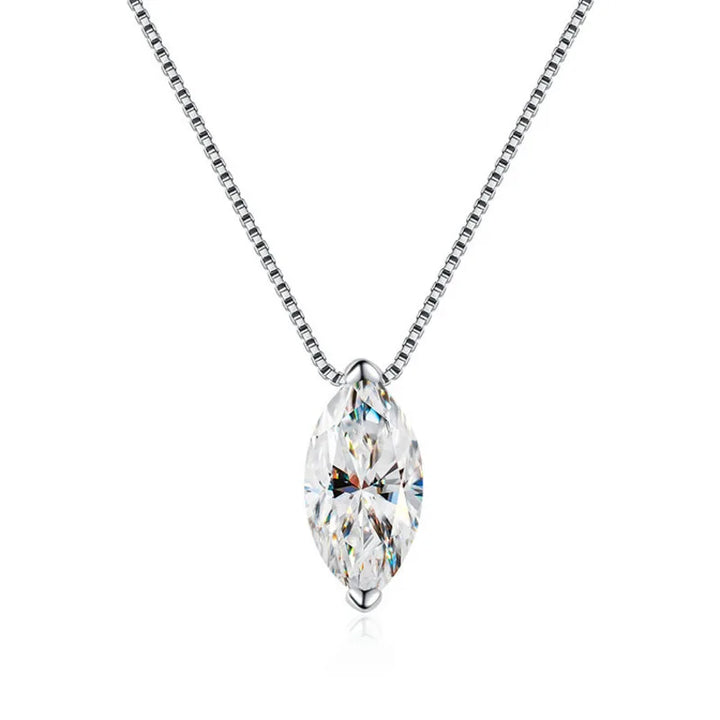 Moissanite Eye Necklace
