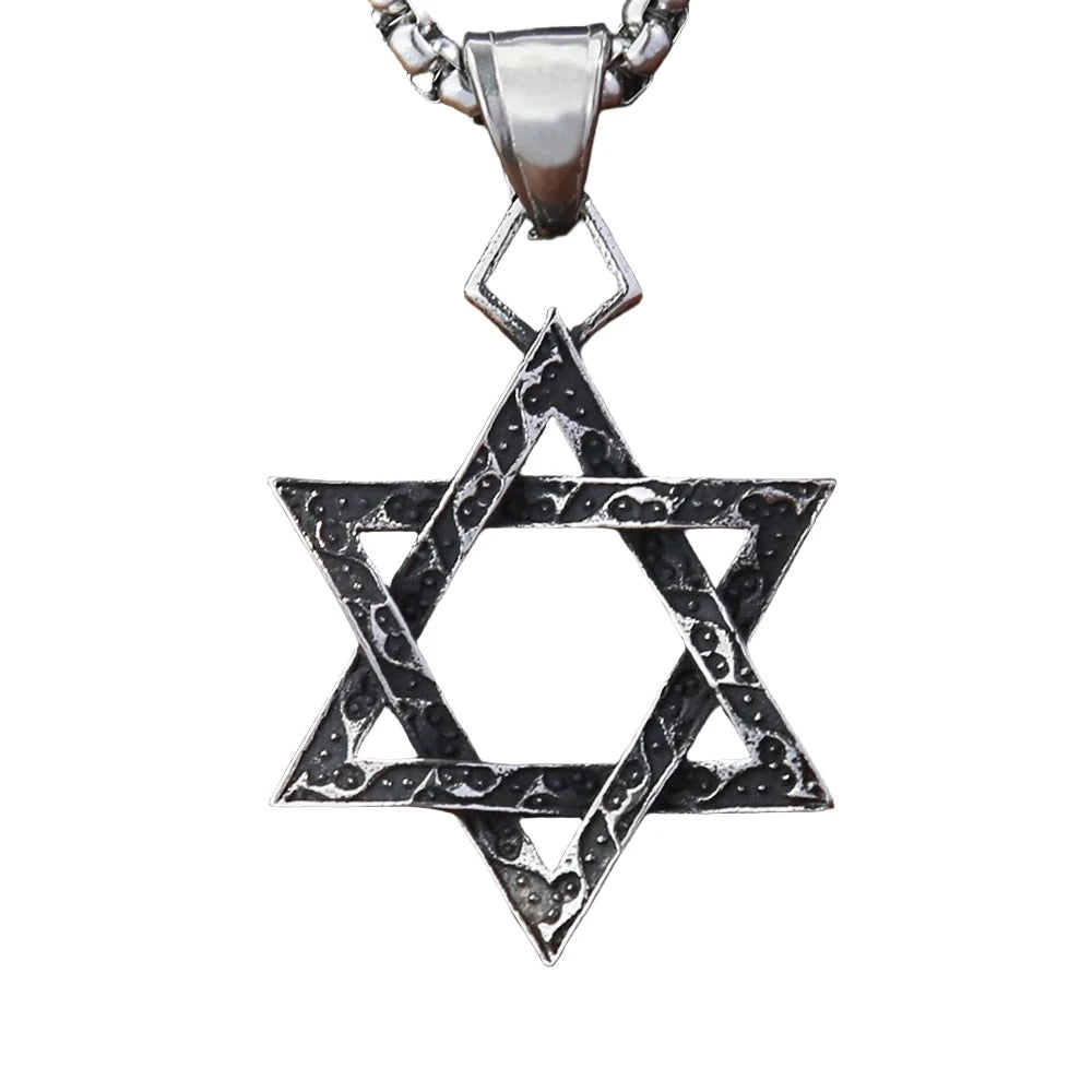 Vintage Hexagram Necklace (Star of David)