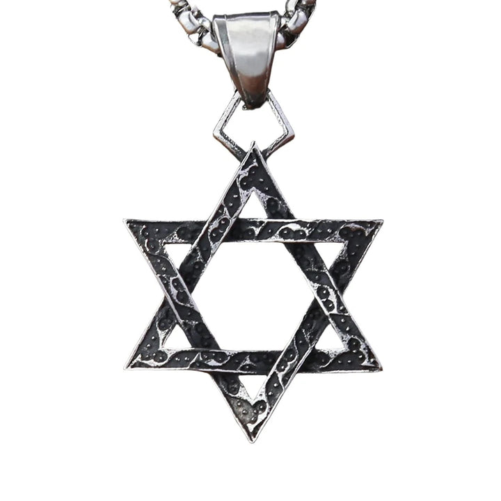 Vintage Hexagram Necklace (Star of David)