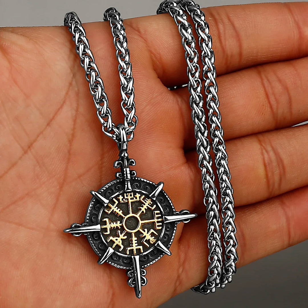 Viking's Compass Necklace