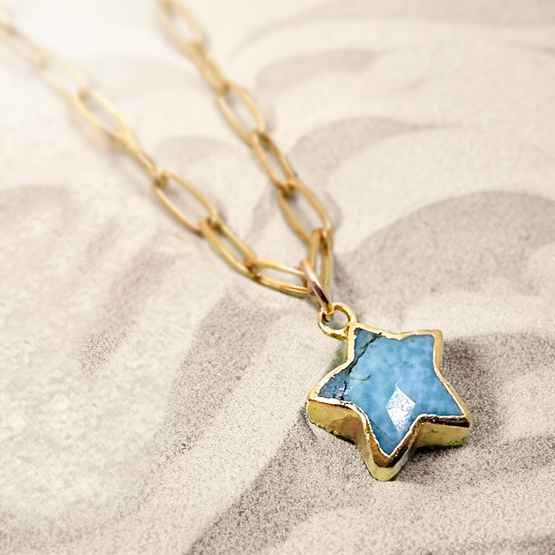 Turquoise Star Necklace