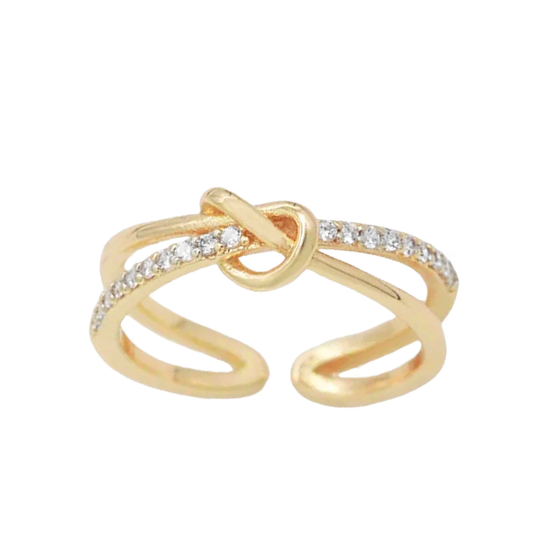 Gold Twisted Knot Ring