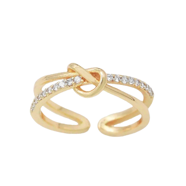 Gold Twisted Knot Ring