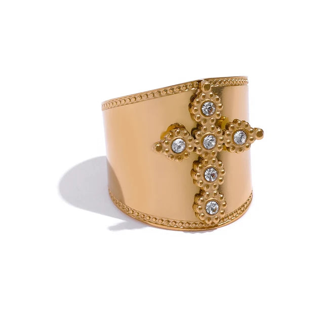 Luminous Cross Ring