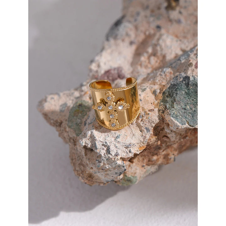 Luminous Cross Ring