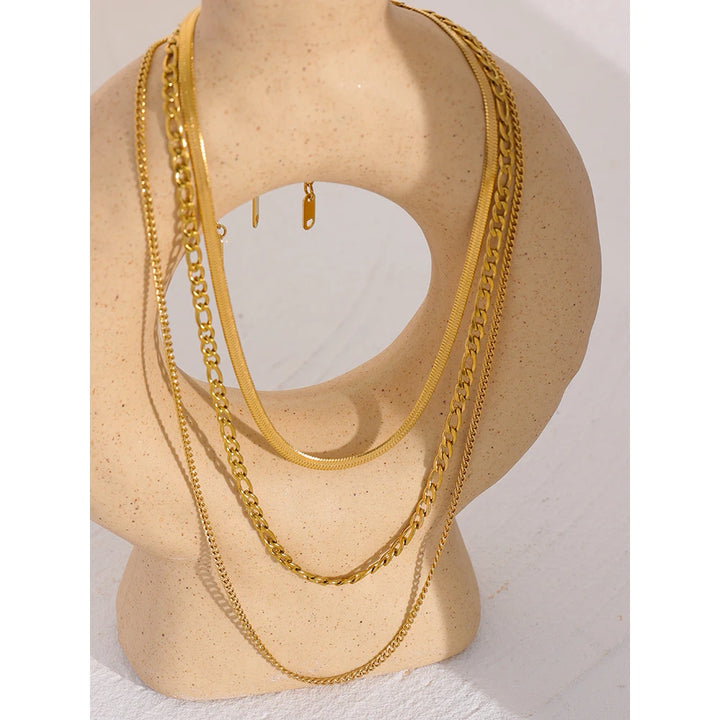 Cascading Trio Necklace Set