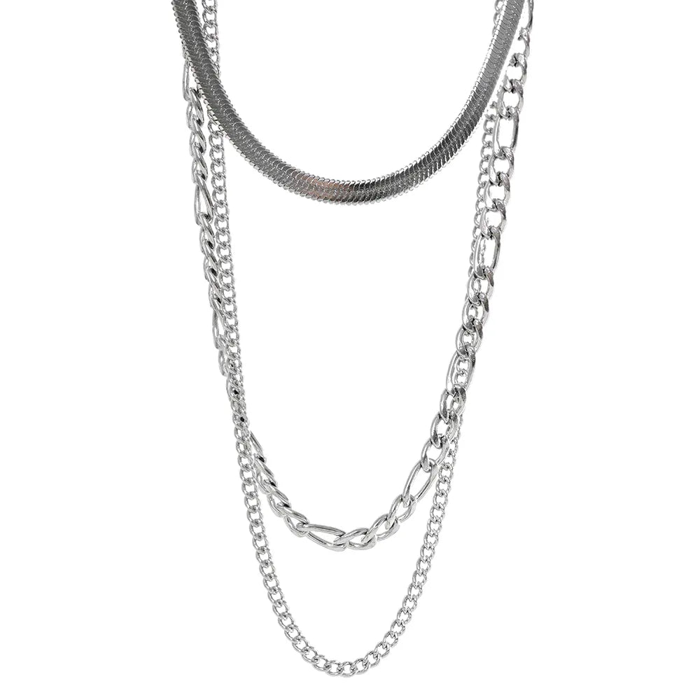 Cascading Trio Necklace Set