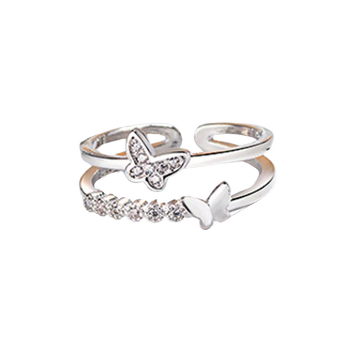 Sterling Silver Butterfly Ring